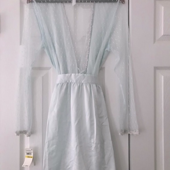 FLORA NIKROOZ Bridal Robe-Sea Glass--Sz M (NWT) - Picture 12 of 12